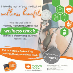 Maximise your wellness benefits with The Local Choice Pharmacy Hilton Health