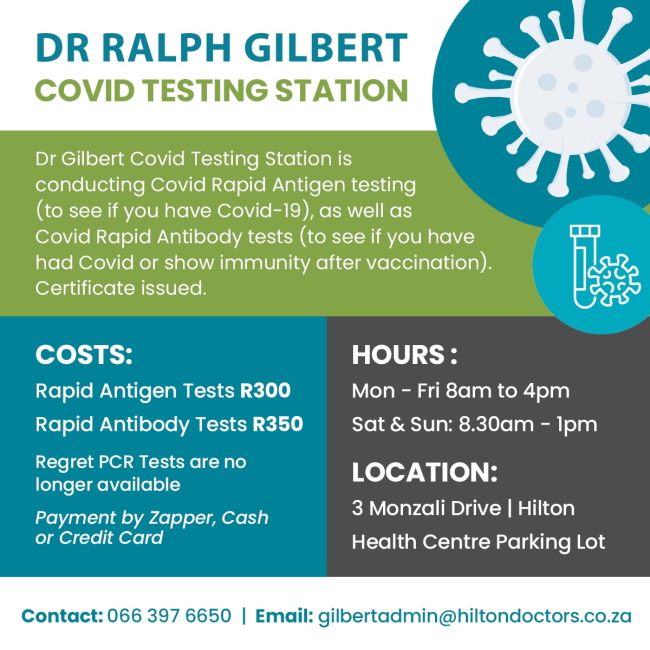 dr gilbert testing station NEWS