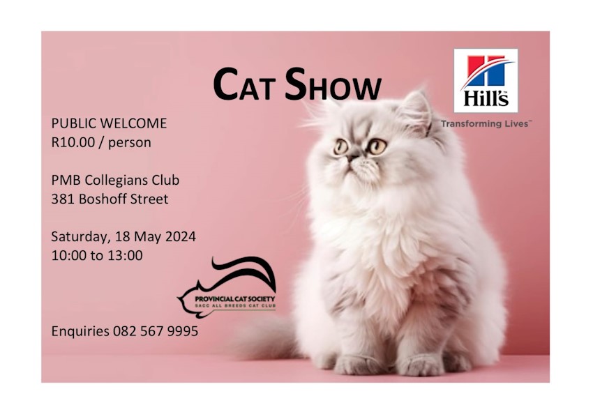 18 may cat show pmb