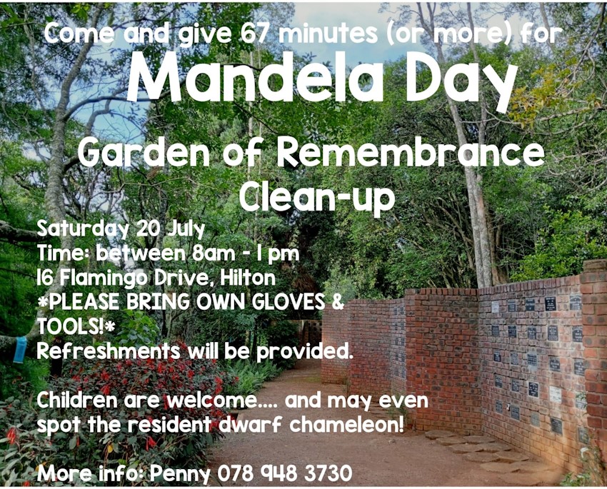20 July Garden of remeberance