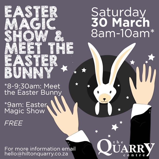 30 march hilton easter at teh quarry centre