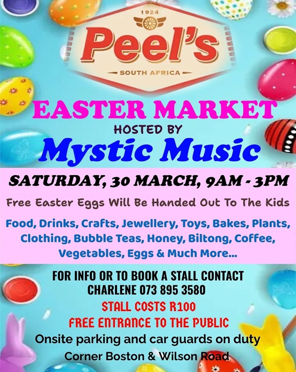 30 march howick easter market peels honey