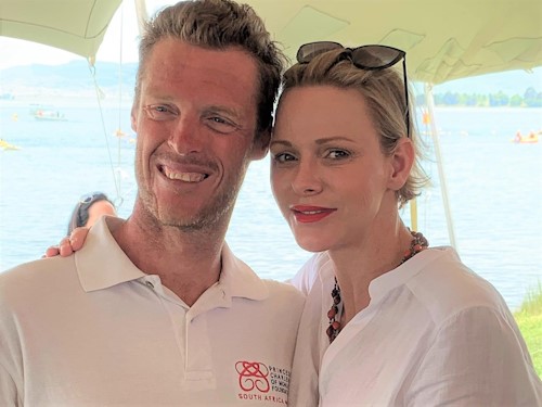 Terence Parkin and Princess Charlene of Monaco