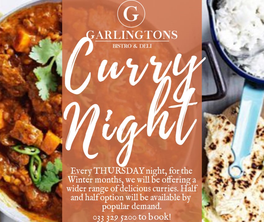 garlingtons curry night