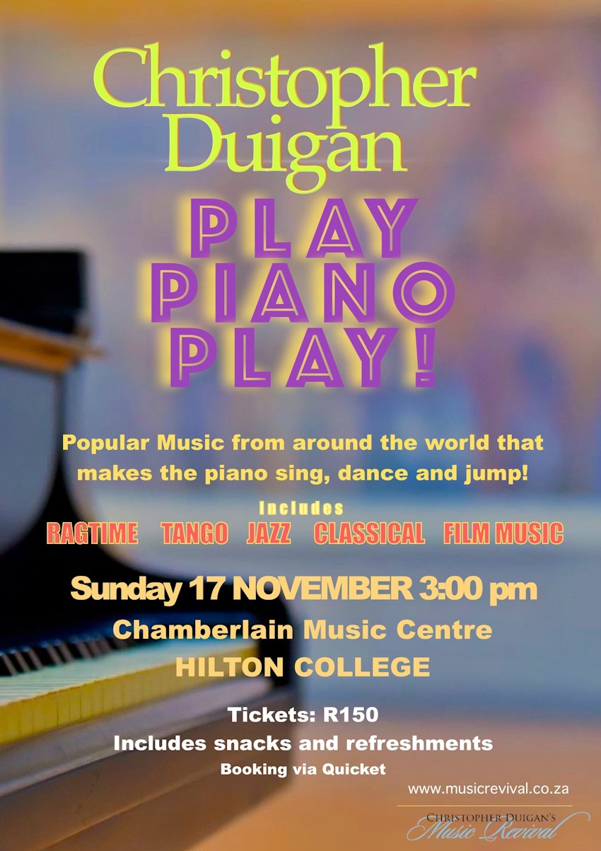 play piano hilton 17 nov