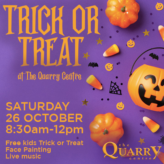 trick or treat at The Quarry
