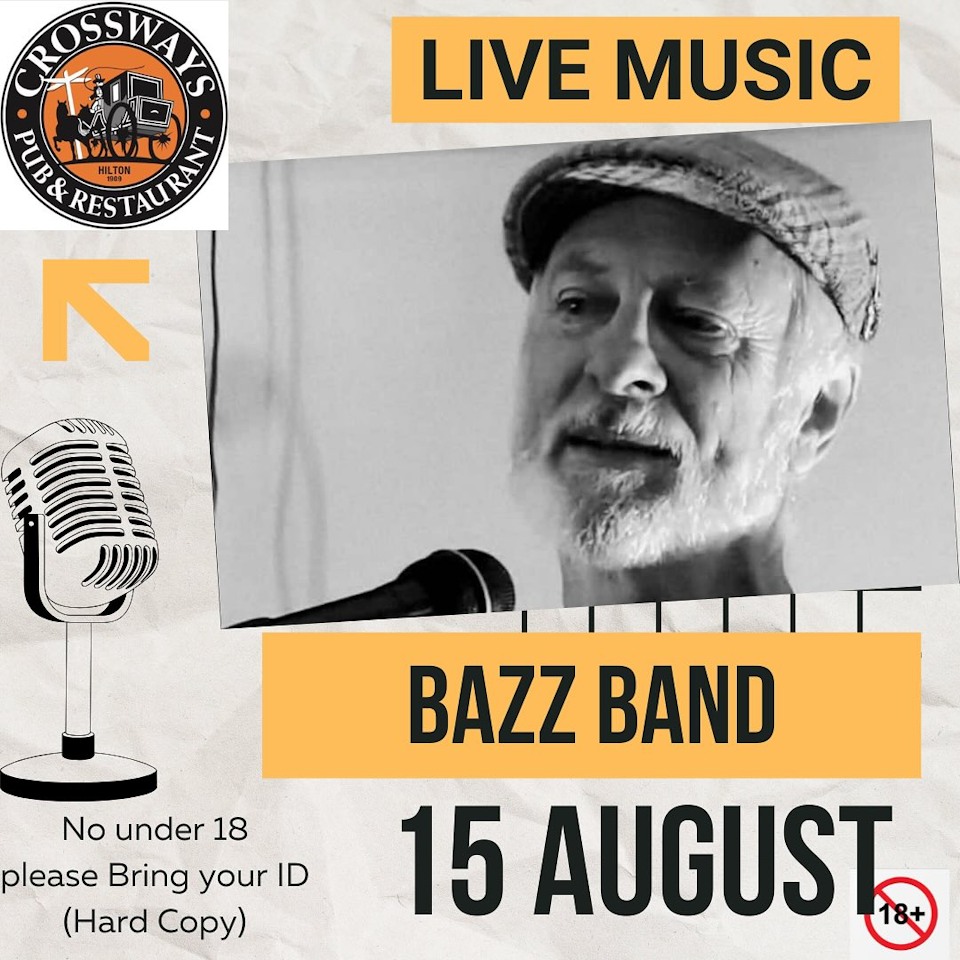 15 aug crossways hilton bazz band