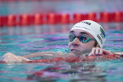 Chris Smith 50m breaststroke gold