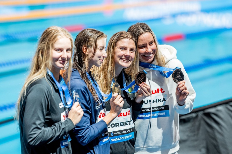 Kaylene Corbett 200m breaststroke bronze Credit Wade Brennan