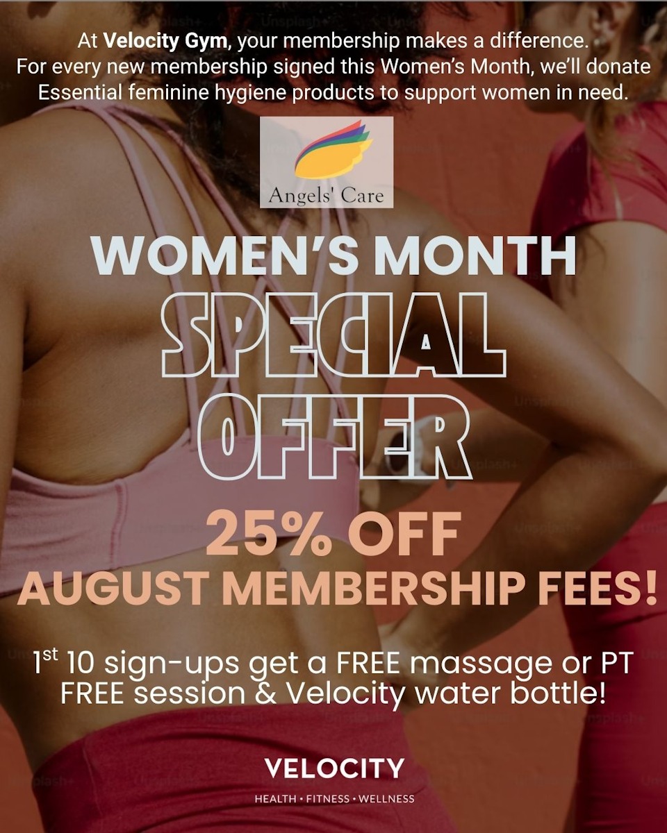 WOMENS MONTH SPECIAL velocity main