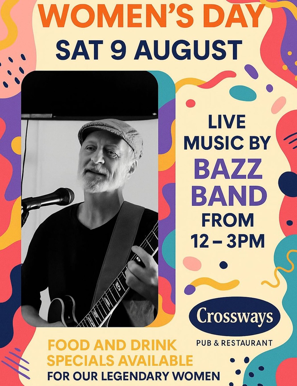 crossways 9 aug baz band