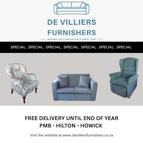 free delivery de villiers furnishers
