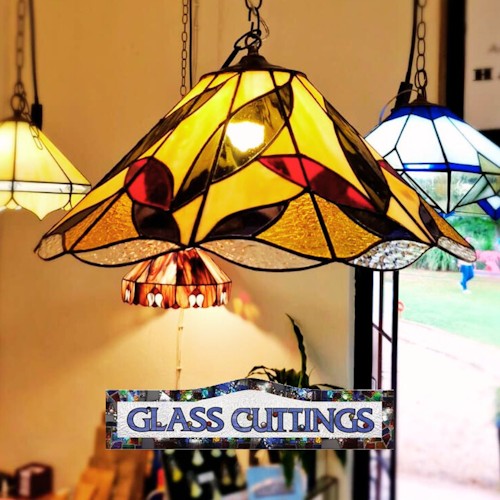 glass cuttings lamps