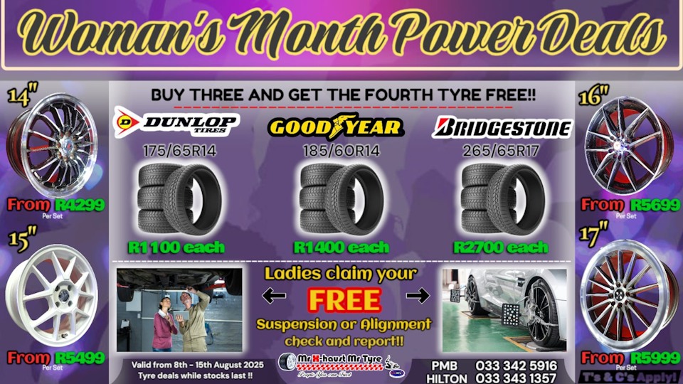 womens day Mr Tyre Mr Xhaust