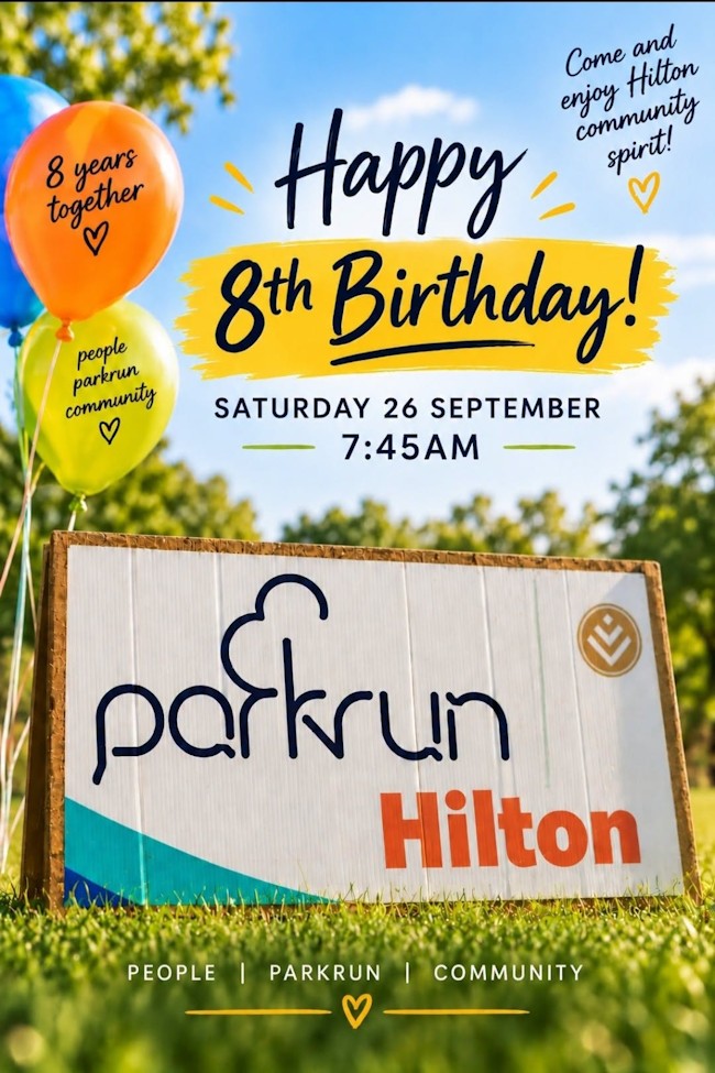 parkrun 8th birthday