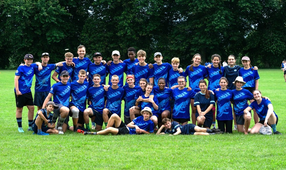 the ultimate frisbee team