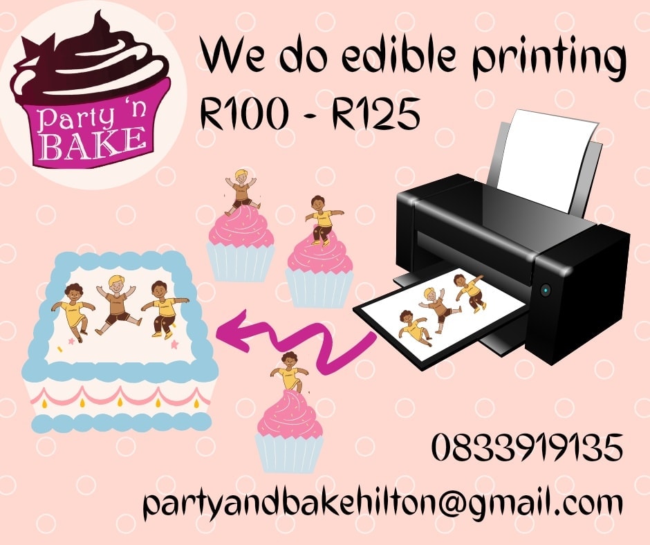 edible prints party n bake hilton