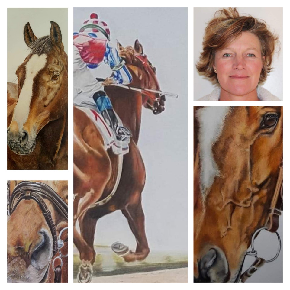 belinda de la mare equestrian artist