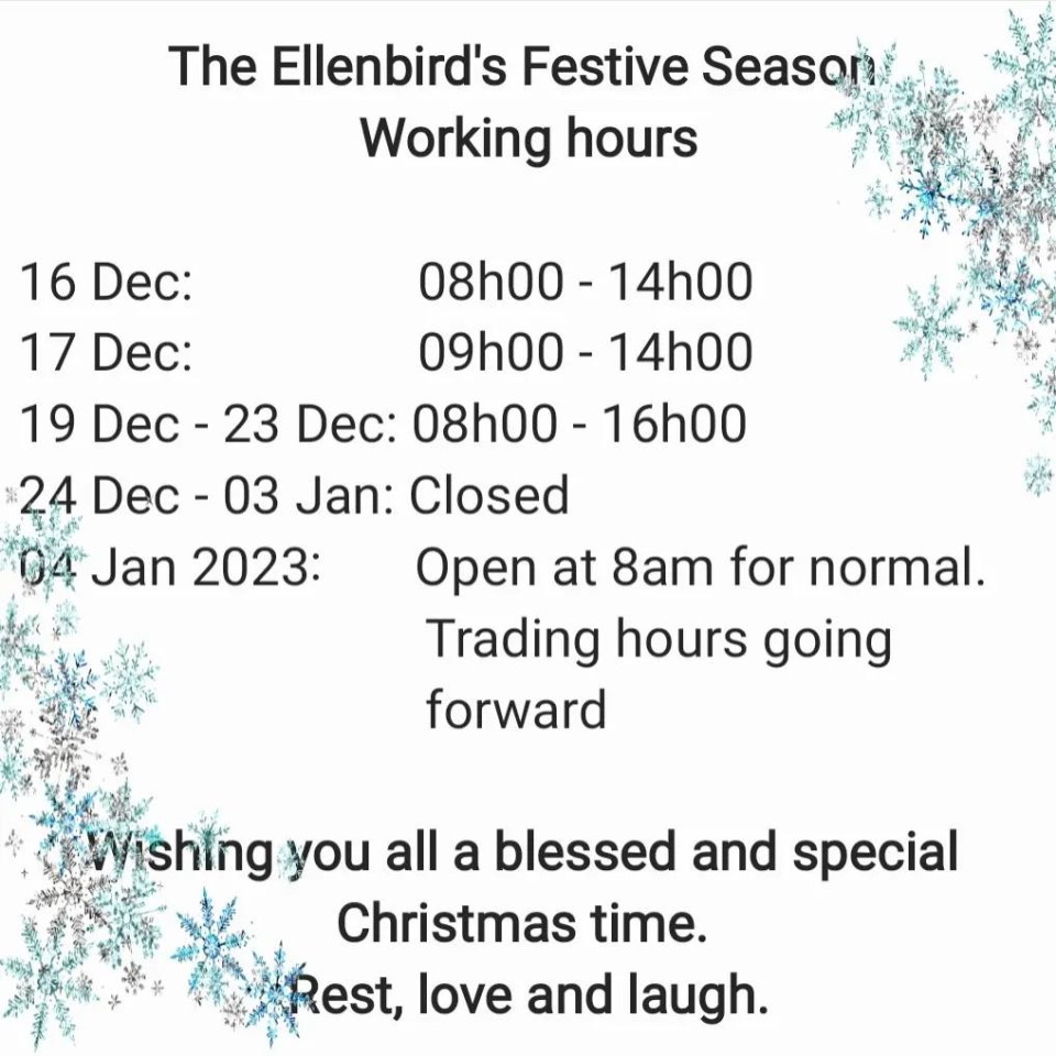 the ellenbird dec 2022