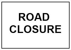 road closure copy