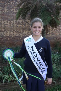 josephine clewlow novice freestyle champ