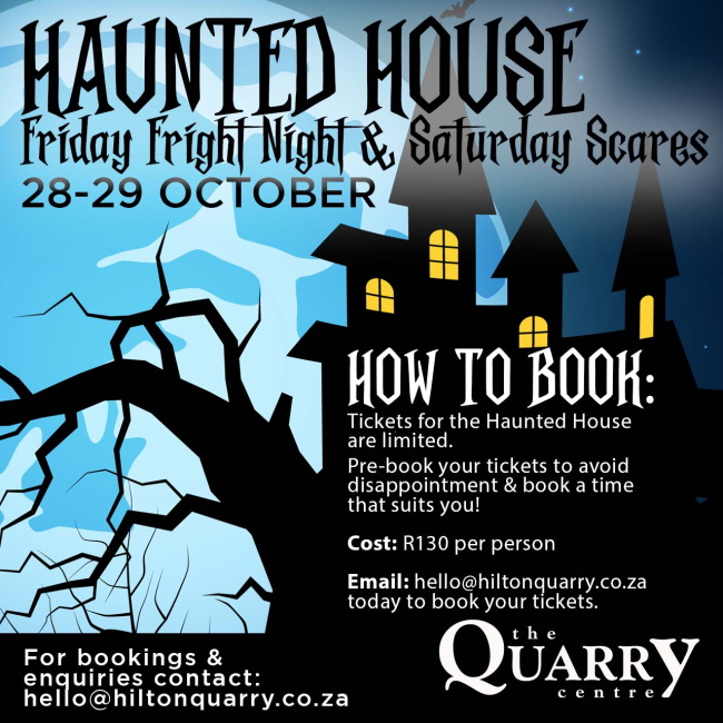 haunted house at The Quarry