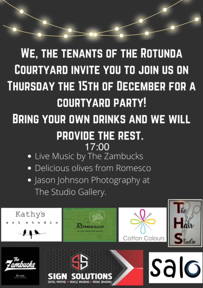 rotunda courtyard party