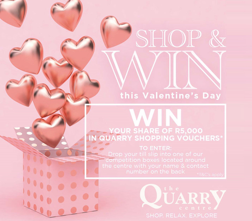 shop and win at the quarry centre cover