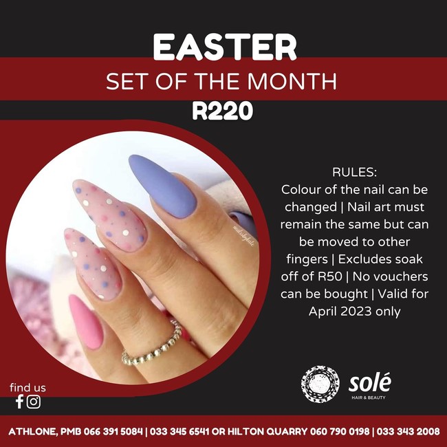 sole easter nail set